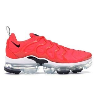 NIKE Air VaporMax Plus 'Overbranding Bright Crimson' Running Shoes Size 8.5
